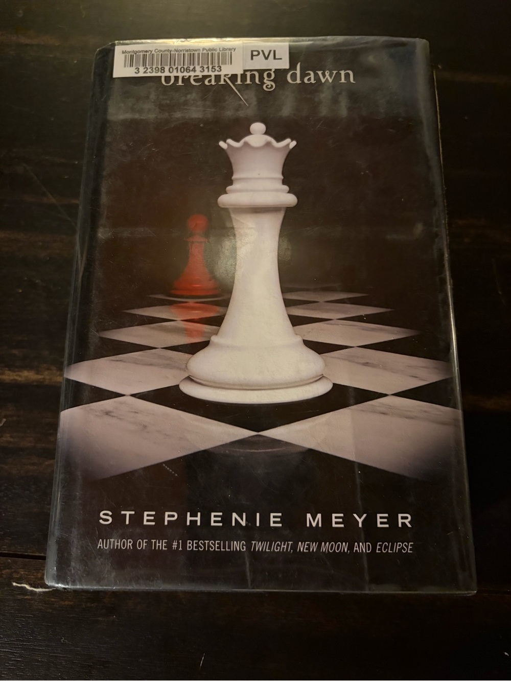 Twilight Breaking Dawn by Stephenie Meyer - Black, White & Red Hardcover